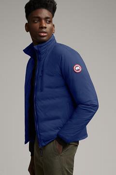 Chamarras Canada Goose Hombre Outlet - Lodge Chaqueta De Plumas Azules IM5708916